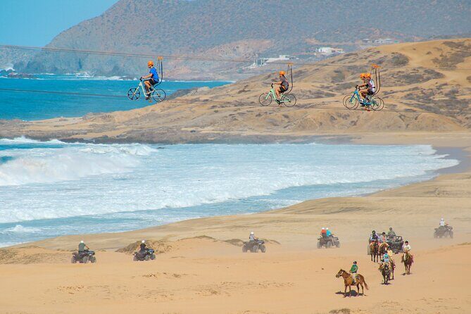 Beach ATV Adventure, Free Horseback Ride, and Sky Bike Experience - Tequila tasting and the family club: the softer side of the day