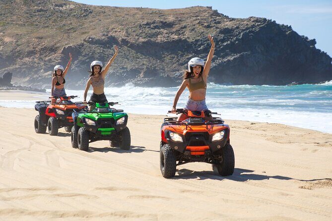 Beach ATV, Free Camel Ride, and Sky Bike Combo - Getting Picked Up in Cabo San Lucas or San Jose del Cabo