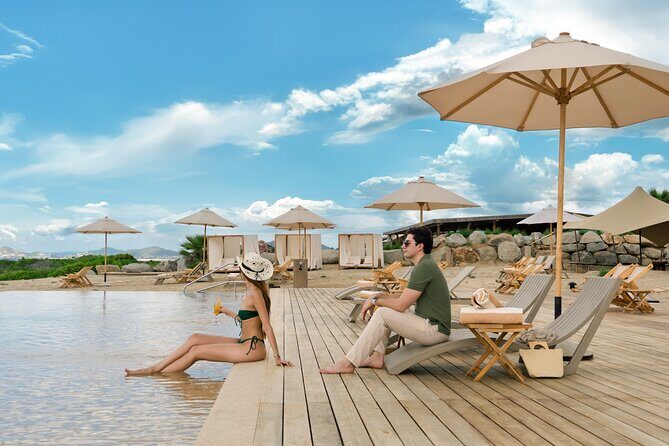 Beach Camel Ride and All-inclusive Beach Club - Oceanfront Beach Club: Pool, Beer, Unlimited Mexican Buffet, and Beach Fun