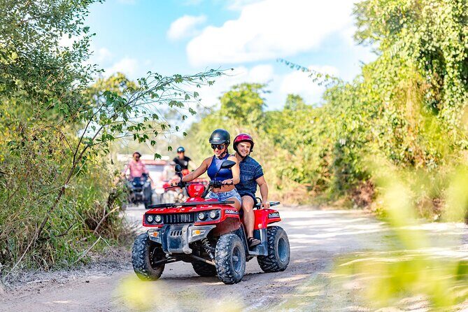 Best Cozumel ATV Jungle Tour + Jade Cavern + Beach + Locker - The Mayan Cenote Pause: A Short Nature Break