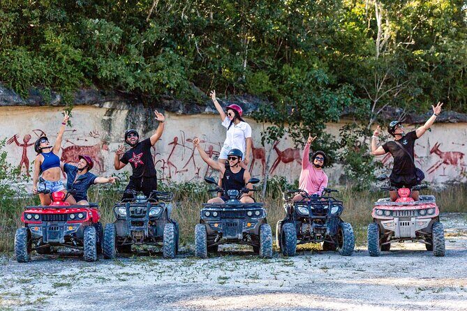 Best Cozumel ATV Jungle Tour + Jade Cavern + Beach + Locker - The Beach Club Finish: Pool, Beach, Wi‑Fi, Showers, and a Locker