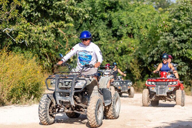 Best Cozumel ATV Jungle Tour + Jade Cavern + Beach + Locker - The Main Event: 1 Hour of Cozumel Jungle ATV Trails
