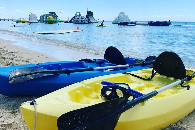 Best Cozumel Beach Day Pass + Food + Drinks San Francisco Beach - Water Activities Included: Snorkeling Gear, Kayaks, and Float Time
