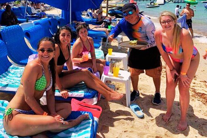 Best Cozumel Day Pass San Francisco Beach Club - Your beach setup: chairs, umbrellas, showers, Wi‑Fi, and pool access