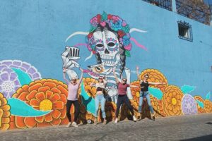 Bicycle Tour through Oaxaca learning about its Urban Art and History - Jalatlaco’s street art loop and Templo de San Matías: murals with neighborhood context