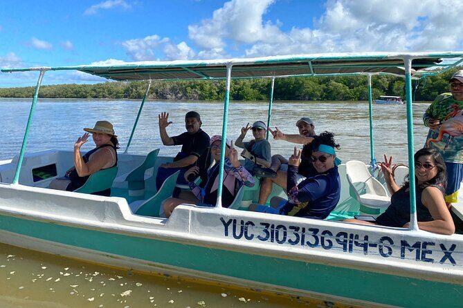 Boat tour through the mangroves of Celestún and Playa from Merida - Comfort tips from real conditions: bumpy water, sun, and wet clothes