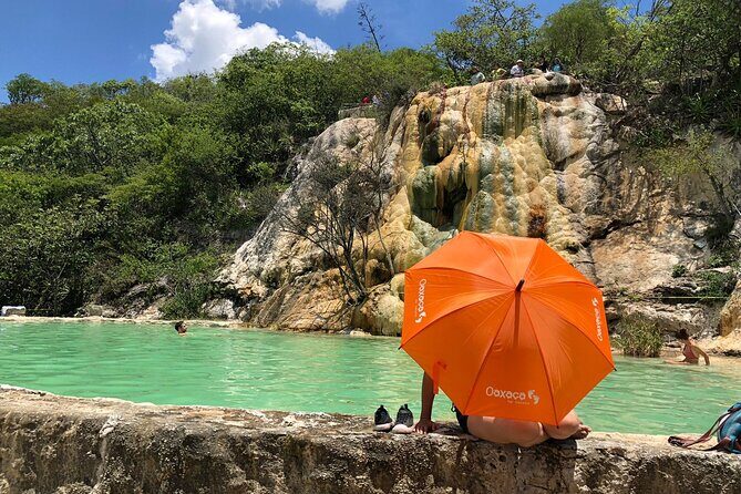 Boil the Water and Distillery of Mezcal Tour - Stop 1: Hierve el Agua and the petrified waterfall hike