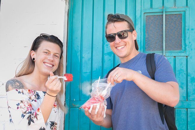 Breakfast Taco Tour with a Local Foodie - Agave spirit shot glass and local drinks (corn and coconut)