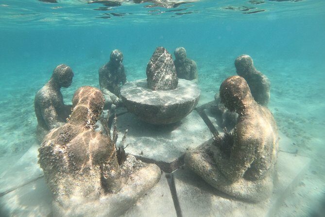 Breathtaking experience driving a speedboat in Cancun with Snorkeling included - Punta Nizuc snorkeling: the underwater museum in action