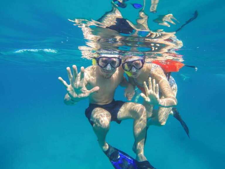 Cabo Catamaran Snorkel: Arch & Santa Maria, Open Bar, Snacks - From Marina Cabo San Lucas to Lovers Beach and the Arch: where the photos happen