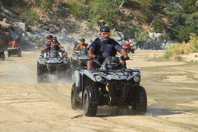 Cabo Migrino Beach and Desert ATV Tour plus Tequila Tasting - Stop 1: the off-road course with desert-to-coast energy
