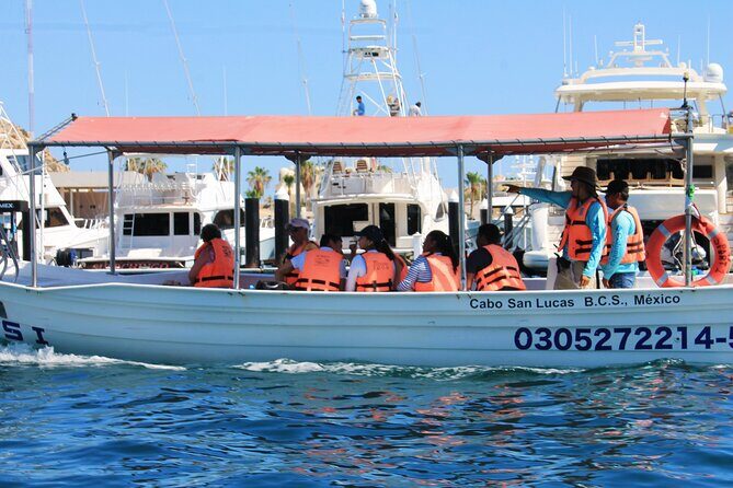 Cabo San Lucas Arc Group Tour in Glass Bottom Boat - Stop 2: Playa de los Amantes, Name Included