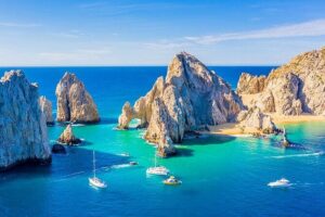 Cabo San Lucas Arch Tour and we go down to Playa del Amor - Meeting Point: Get There Smoothly at Medano 39
