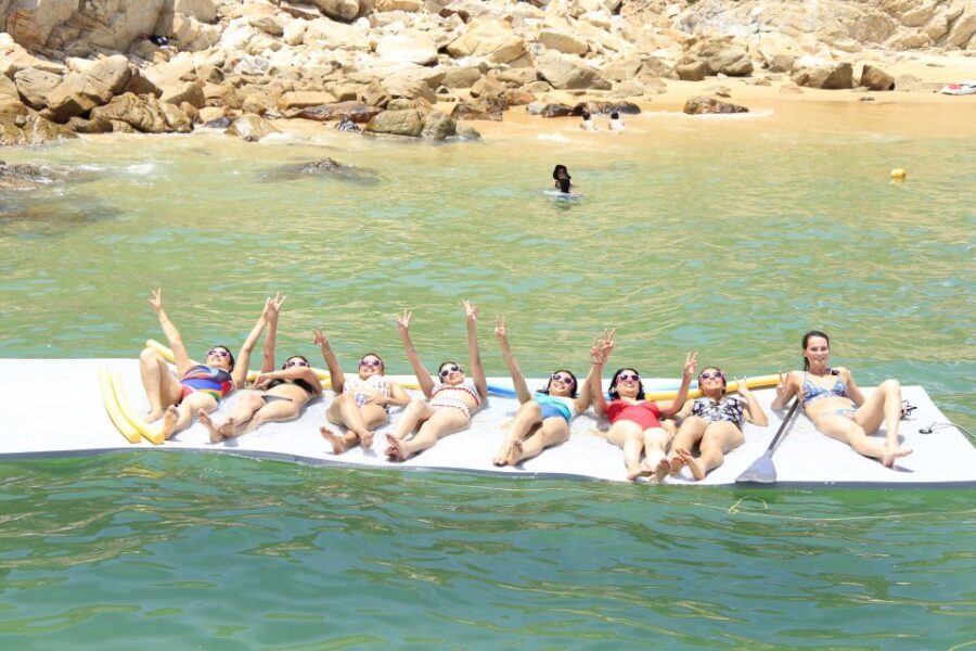Cabo San Lucas: Private Catamaran Cruise - Paddle boards and lily-pad lounging (a surprisingly big deal)
