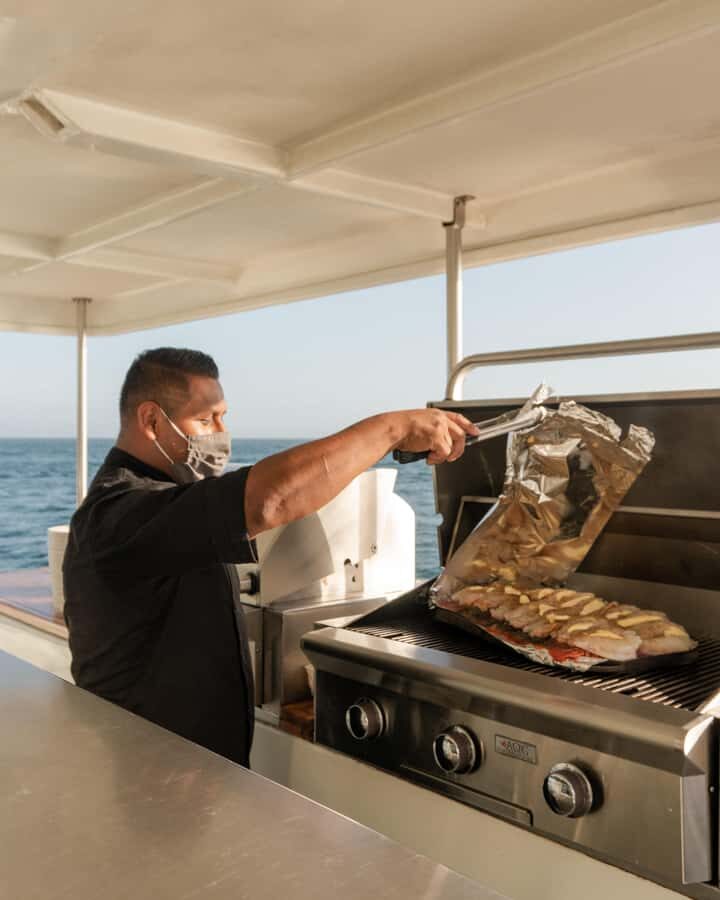 Cabo San Lucas: Whale Watching Tour with Buffet & Open Bar - The route: Arch of Cabo San Lucas, Playa del Amor, and sea lions