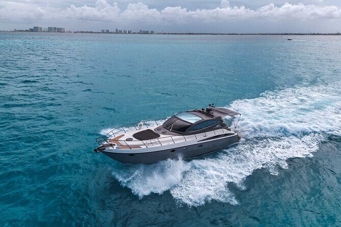 Cancun: 4-Hour All Inclusive Luxury Yacht – 50' Cranchi - The 4-hour flow: how Cancun and Isla Mujeres fit together