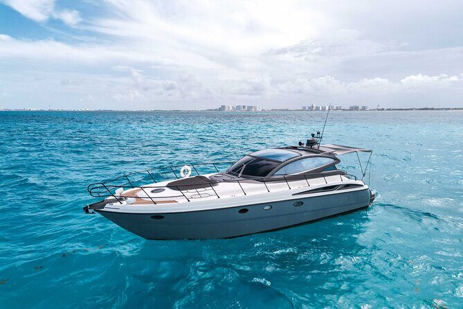 Cancun All Inclusive: Coast & Fun 9h on 50' Cranchi - Why This 9-Hour Coast & Fun Yacht Day Works