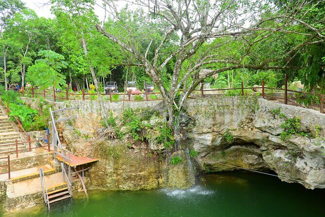 Cancun ATV Tour with Zipline, Cenote & Transportation - Zipline canopy course: what to expect and the limits that matter