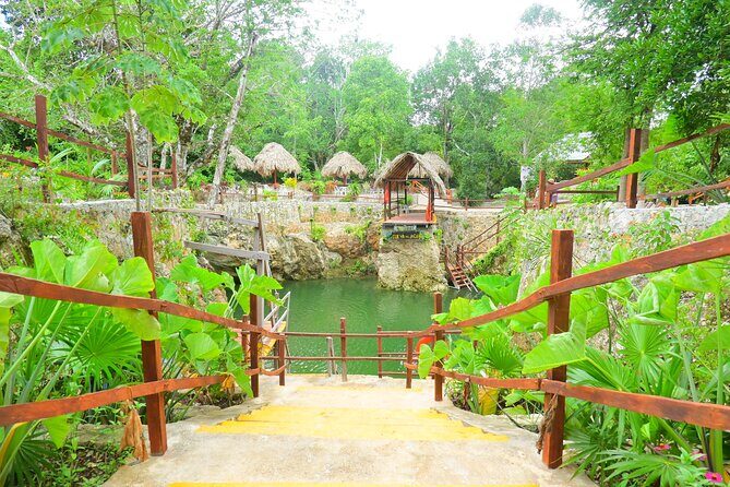 Cancun ATV Tour with Zipline, Cenote & Transportation - Cenote time: natural freshwater swimming and the jump platform