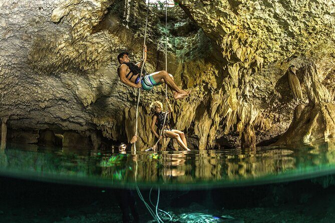 Cancun Cenote Tour: Snorkeling, Rappelling and Ziplining - Lunch at the end: regional Maya food plus soft drinks