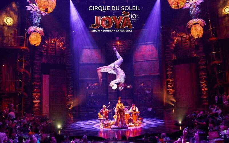 Cancún: Cirque du Soleil JOYÀ Entry Ticket and Transfer - The Schedule Blocks You Should Plan Around (Dinner, Then Show)