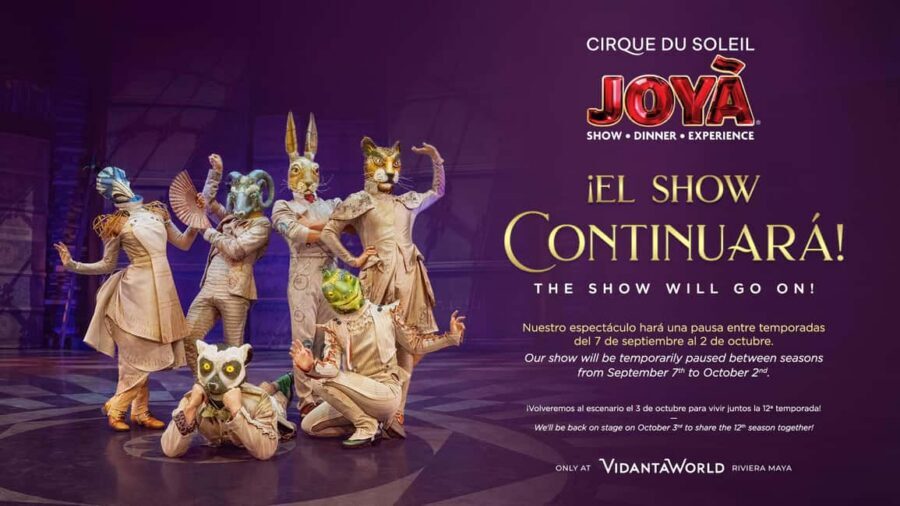 Cancún: Cirque du Soleil JOYÀ Show Ticket - A 650-Seat Theater Where the Stage Feels Close