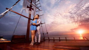 Cancun: Columbus The Romantic Dinner Cruise - Dinner Choices: Surf ’n’ Turf, Lobster, Ribeye, or Vegetarian
