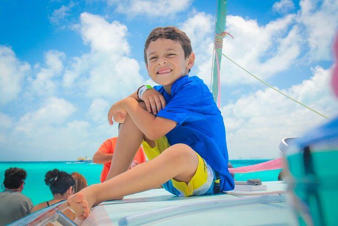 Cancun Half-Day Sailing Catamaran Cruise to Isla Mujeres - El Meco Reef snorkeling: fun when conditions allow