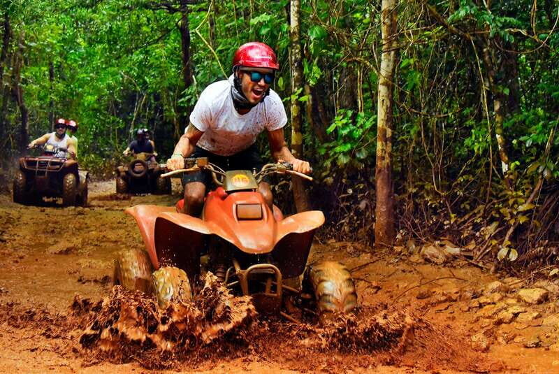 Cancun: Jungle ATV Tour, Ziplining, and Cenote Swim - Cenote Verde Lucero: Cooling Off in Freshwater Jungle Water