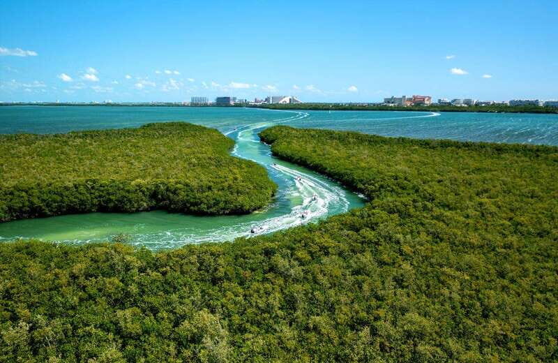 Cancun: Jungle Tour Adventure with Speedboat and Snorkeling - Snorkeling at Punta Nizuc Marine Park: Fish Time With Some Variability