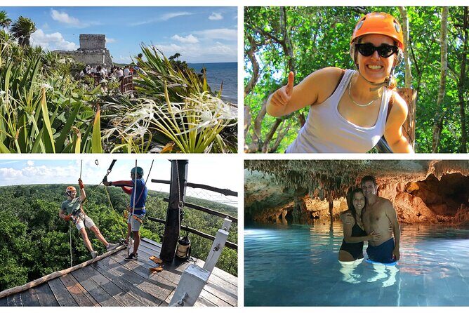 Cancun Jungle Tour: Tulum, Cenote Snorkeling, Ziplining, Lunch - Key things to know before you go