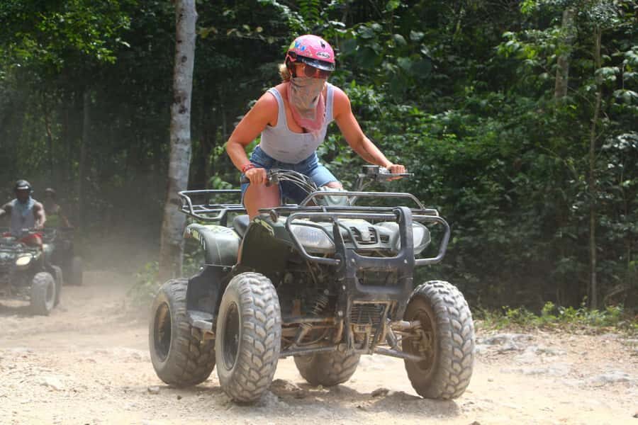 Cancun: Mayan Jungle Rush Zipline, ATV, & Cenote Tour - Cenote Cooling Off: Swim Options in a Limestone Cave System
