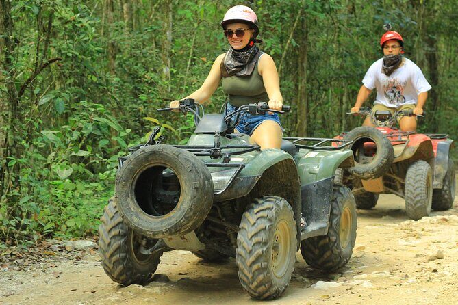 Cancun Mayan Pass: ATV, Cenote, Zipline, Transportation & Horses - Cenote cooldown: underground freshwater, swim options, and time limits