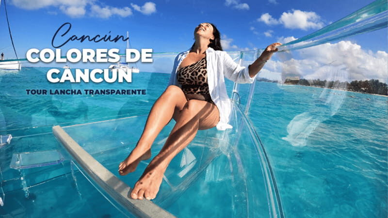 Cancún: Nichupté Lagoon Transparent Boat Tour with Drinks - Wildlife reality check: what you might see under the boat