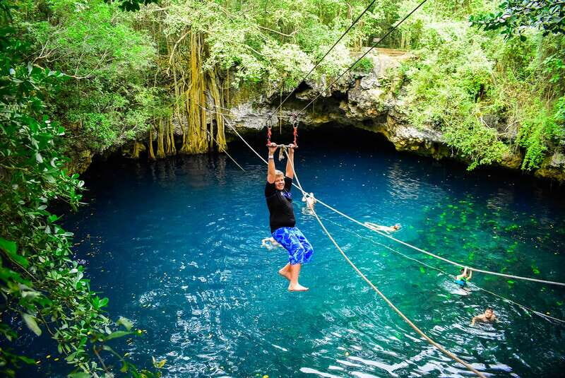 Cancun & Riviera Maya: ATV, Zipline, & Cenote Combo Tour - Zipline Circuit: Three Runs, Helmets, and How Rain Changes The Mood