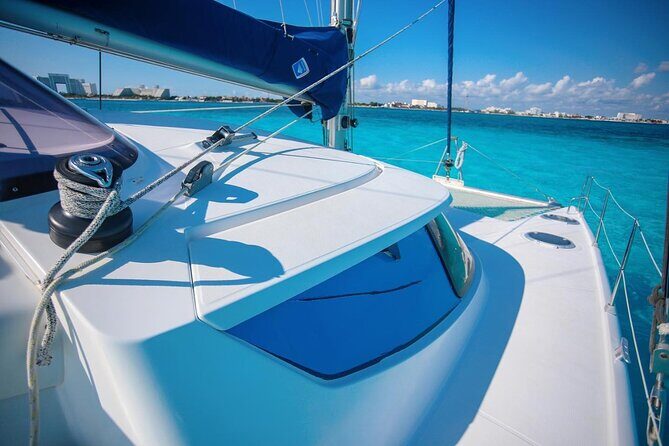 Cancun Sailing Catamaran Islas Mujeres With Luxury Beach Club - Lunch and snacks: local-ish, but built around convenience