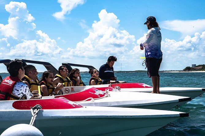 Cancun speedboat and snorkel tour: shared speedboat - Timing that actually helps: 30 minutes early, about 2 hours total