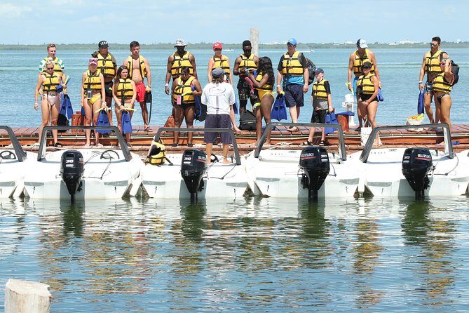 Cancun speedboat and snorkel tour: shared speedboat - Price and the unavoidable add-ons: what $59 really covers