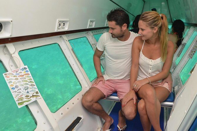 Cancun Submarine and Optional Snorkeling Tour - Sub See Explorer: glass-bottom windows and the MUSA underwater museum
