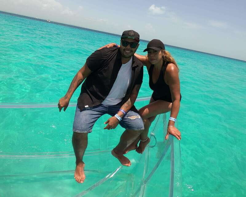Cancun: Transparent Boat Tour with Drinks - Drinks and comfort: the included part that makes the ride easier