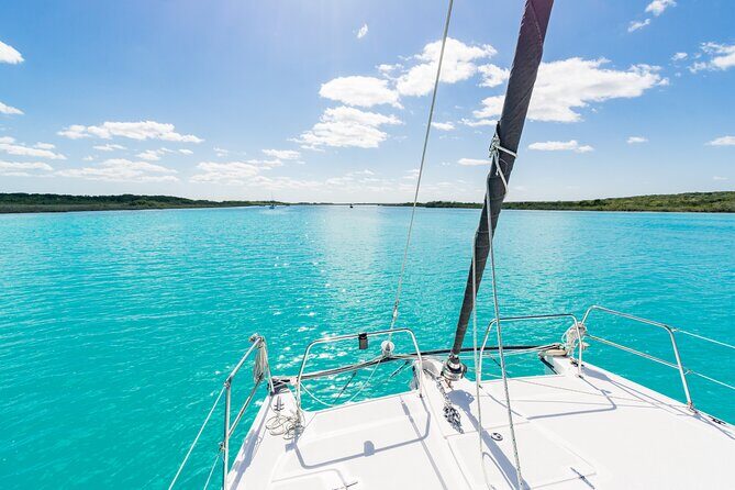 Catamaran Adventure: Sailing and Swimming in the Bacalar Lagoon - The Lake Bacalar Swim Stop: When the Trip Turns From Pretty to Fun