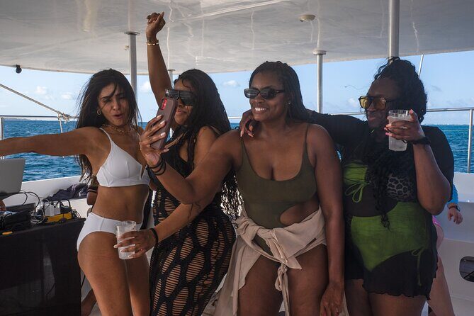 Catamaran Booze Party With Open Bar in Cancun - Stop 1: The Departure Dock Scene at Cancun Sailing Catamarans
