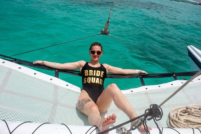 Catamaran Cancun to Isla mujeres Lunch OpenBar and Snorkeling - Playa Norte: The Beach Club Time (Clear Water, But Timing Can Vary)