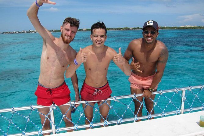 Catamaran Tour to Isla Mujeres all Included - The Second-Level Jump and the In-Between Moments