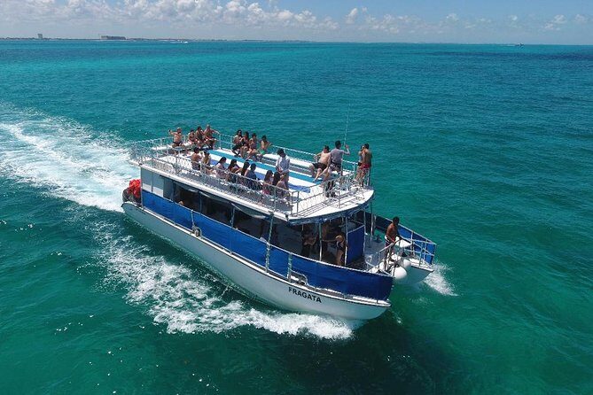 Catamaran Tour to Isla Mujeres all Included - La Isla Cancún, Buffet Lunch, and the Ice Bar Stop