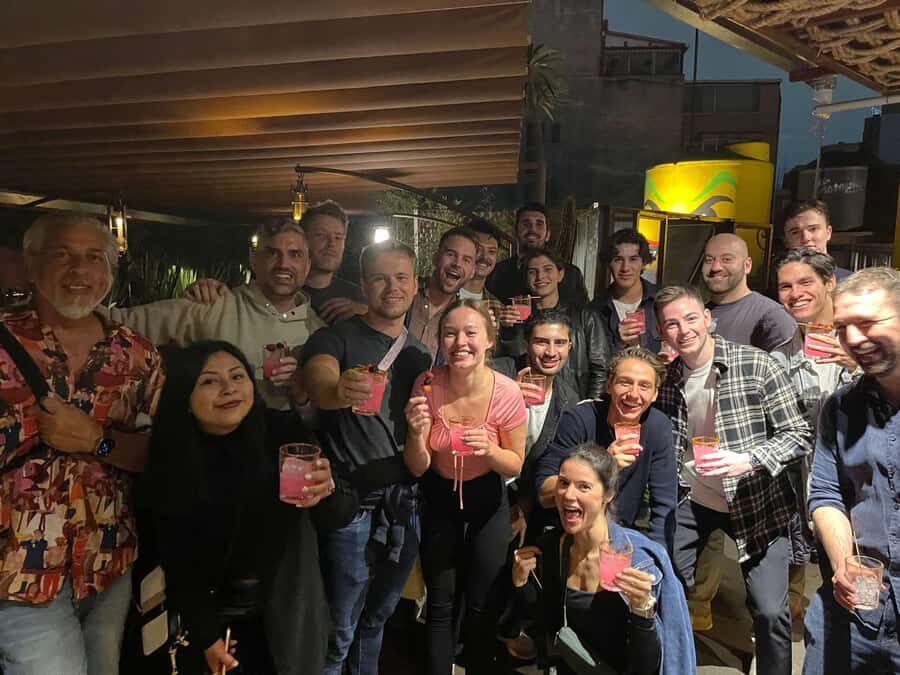 CDMX Pub Crawl: Guided Pub Crawl with Party Games - Party games at the beer garden: beer pong and flip cup