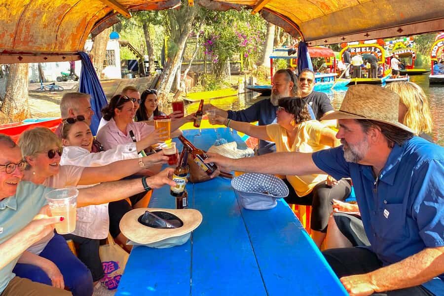CDMX: Xochimilco Trajinera Party, Drinks, Mariachi & Tacos - Drinks on Board: Beer, Tequila, Mezcal, and Sodita Energy