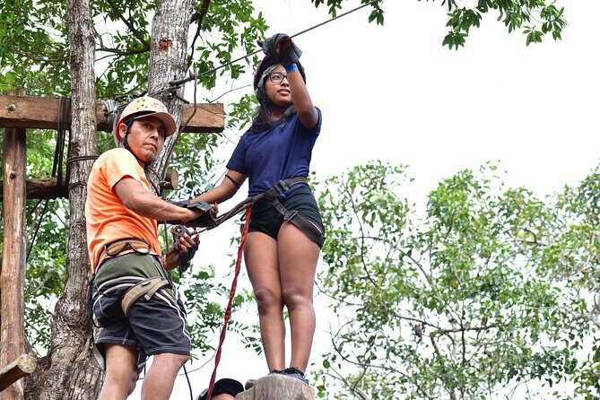Cenote, Zipline & ATV Shared Combo 3x1 from Playa del Carmen & Cancun - Cenote Swim: Fresh Water Reset After Heat and Dust