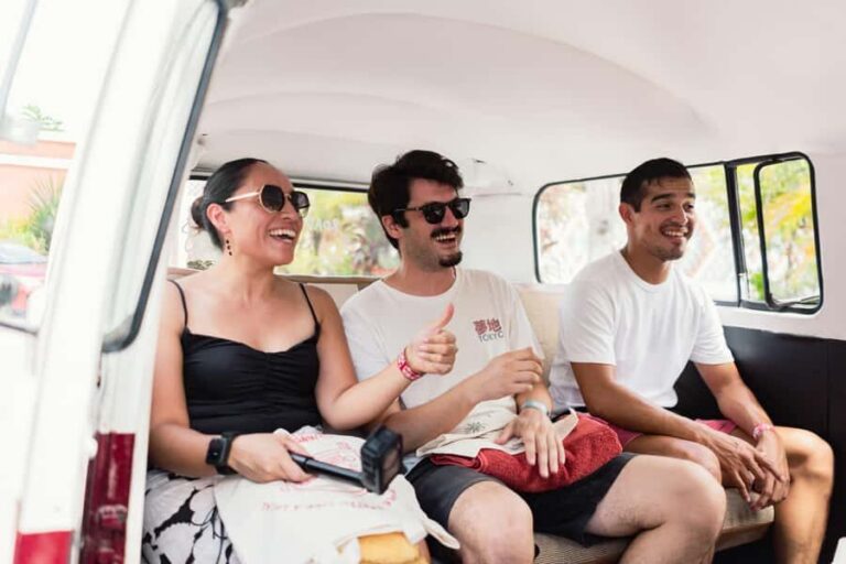 Cenotes roadtrip in classic van around Valladolid - The 3-hour flow: Hotel Waye to two cenotes and back