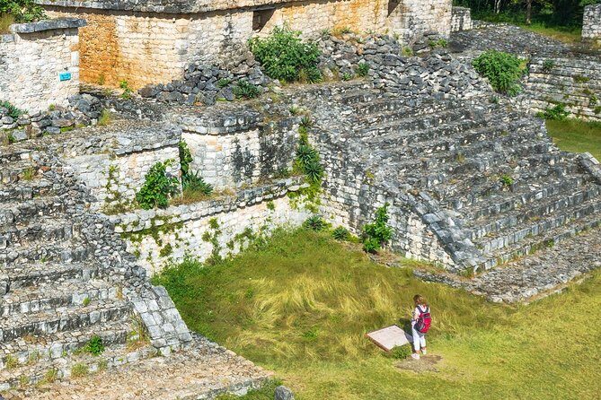 Chichen Itza, Cenote Hubiku, and Ek Balam- Small Group - Ek Balam: climbing the acropolis and reading the stucco details